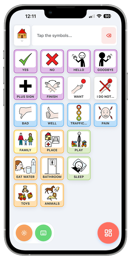 iPhone with Kunet for children